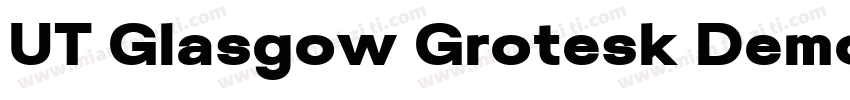 UT Glasgow Grotesk Demo字体转换